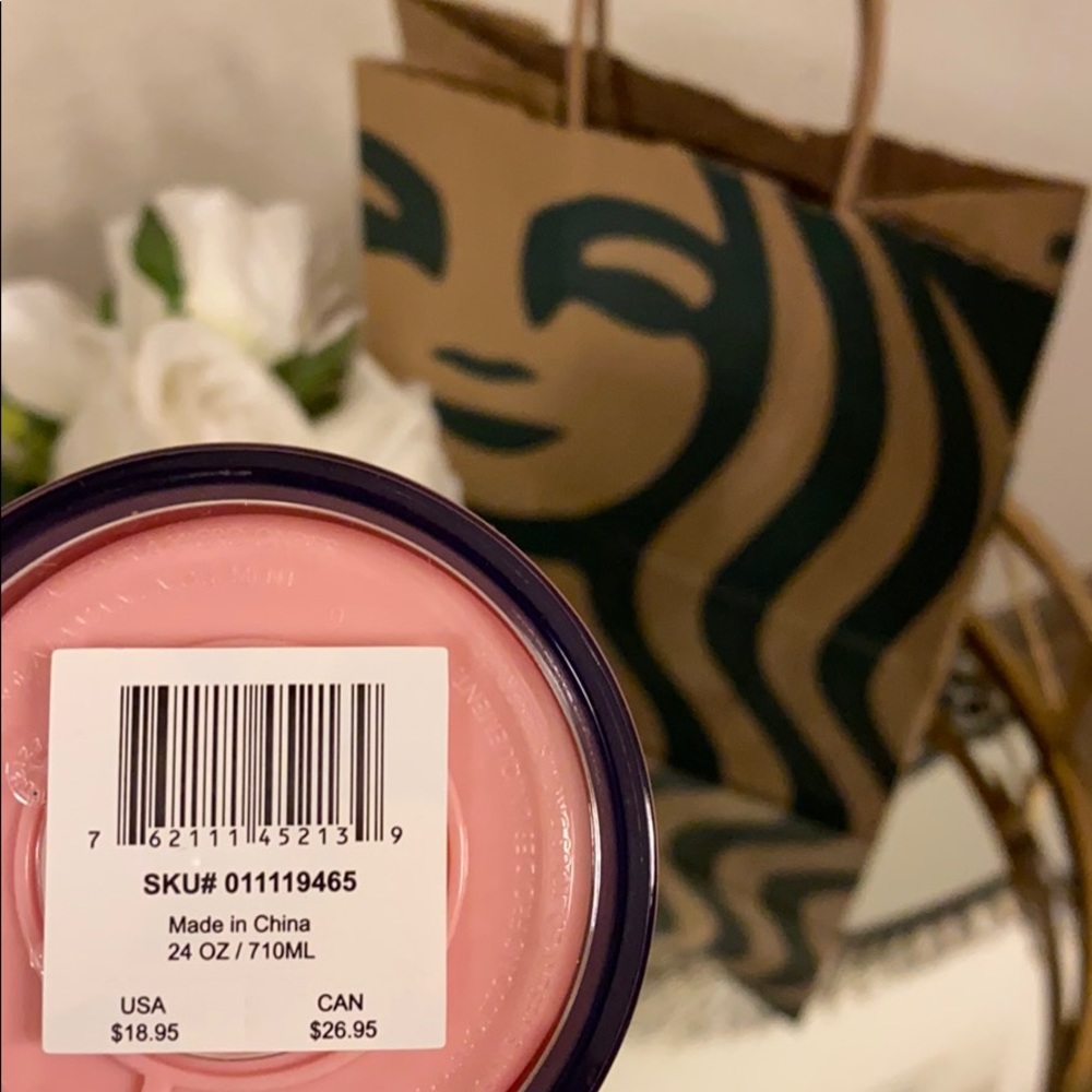 Starbucks Pink/Green/Red Glitter Swirl Tumbler ❤️ - Picture 6 of 6